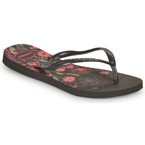 Infradito Havaianas SLIM ORGANIC Nero per donna, eleganti e comode, ideali per l'estate. Realizzate con materiali sostenibili, queste infradito offrono un design minimalista e versatile, perfette per ogni outfit. Acquista ora per un look trendy e alla moda!