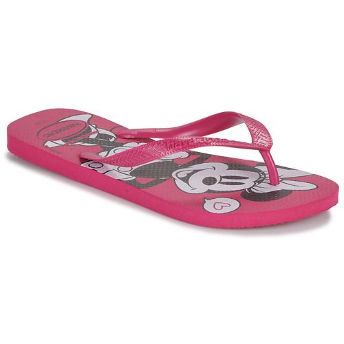 Infradito Donna Havaianas TOP DISNEY Rosa, eleganti e colorate, ideali per l'estate. Realizzate in gomma resistente, queste infradito offrono comfort e stile. Perfette per la spiaggia o il tempo libero, con un design ispirato ai personaggi Disney, rappresentano un must-have per gli amanti del brand. Disponibili in diverse misure, queste infradito sono l'accessorio ideale per completare ogni outfit estivo.