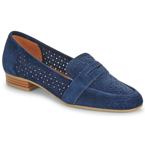 Slip-on in pelle blu Karston JOUDE, mocassini donna eleganti e confortevoli, perfetti per ogni occasione. Ideali per look casual e raffinati. Acquista ora il tuo paio di mocassini Karston JOUDE Marine!