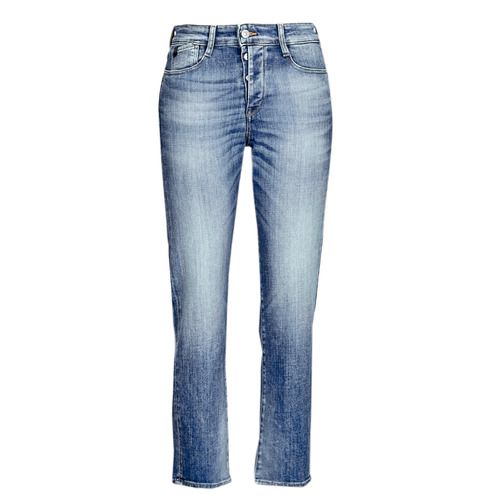 Jeans BAMBINO 400/17 di Le Temps des Cerises in blu, modello mom fit per donna. Questi jeans alla moda offrono comfort e stile, perfetti per un look casual e trendy. Ideali per ogni occasione, una scelta versatile per il guardaroba femminile. Acquista ora per aggiornare il tuo stile con un must-have di qualità!