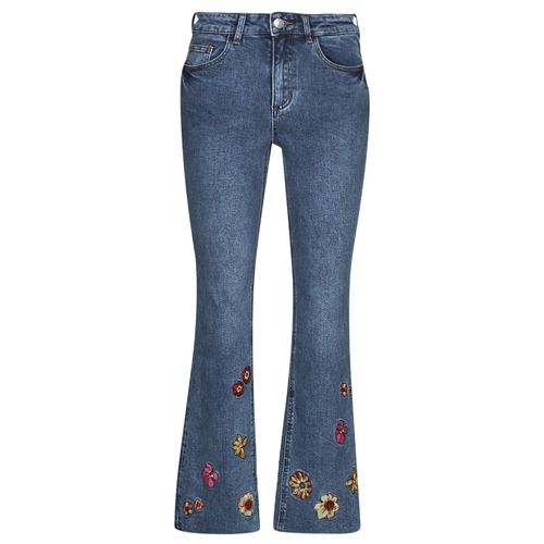Jeans Donna Desigual DENIM_NICOLE Blu, trendy e casual, perfetti per ogni occasione. Realizzati in denim di alta qualità, offrono comfort e stile. Ideali per outfit estivi e invernali, si abbinano facilmente a top e giacche. Scopri il tuo nuovo must-have per il guardaroba!