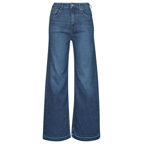 Jeans Flare Donna Pepe Jeans WIDE LEG JEANS UHW Blu - Stile moderno e versatile, perfetti per ogni occasione. Questi jeans a gamba larga offrono comfort e un look alla moda, ideali per un outfit casual o elegante. Aggiungi un tocco di tendenza al tuo guardaroba con i Pepe Jeans WIDE LEG JEANS UHW Blu, must-have della stagione.