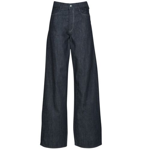 Jeans Flare Donna G-Star Raw Stray Ultra High Straight in blu, caratterizzati da un taglio alla moda e un'alta vita che valorizza la figura. Perfetti per ogni outfit, questi jeans offrono comfort e stile, ideali per un look casual ed elegante. Acquista ora per aggiungere un tocco trendy al tuo guardaroba!