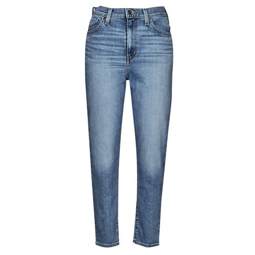 Jeans Mom donna Levis HIGH WAISTED MOM JEAN di colore blu, cintura alta per un look alla moda e confortevole. Perfetti per ogni occasione, questi jeans offrono un taglio moderno e alla moda, esaltando la figura femminile. Acquista ora per un guardaroba trendy e versatile!