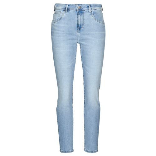 Jeans Mom Donna Pepe Jeans VIOLET Blu, jeans a vita alta in denim blu, caratterizzati da un taglio morbido e una vestibilità comoda, perfetti per un look casual e alla moda. Ideali per ogni occasione, questi jeans offrono stile e comfort, essendo un must-have nel guardaroba femminile. Scopri la qualità e il design unico di Pepe Jeans.