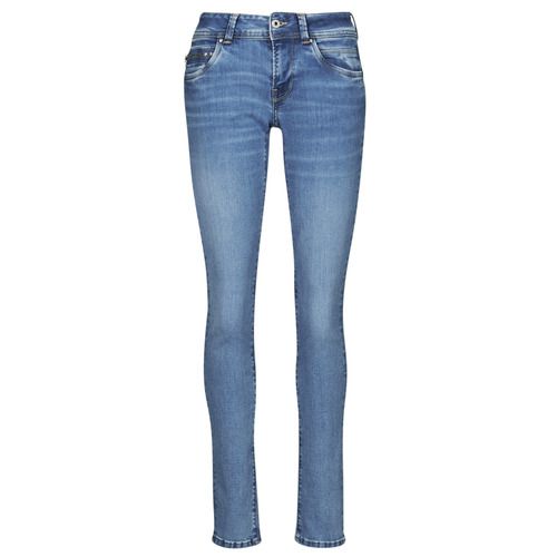 Jeans Slim Donna Pepe Jeans SLIM JEANS LW Blu - Eleganti e alla moda, questi jeans blu Pepe Jeans offrono una vestibilità slim perfetta per ogni occasione. Ideali per un look casual e trendy, realizzati con tessuti di alta qualità per garantire comfort e stile. Acquista ora i tuoi Pepe Jeans SLIM JEANS LW Blu e valorizza il tuo guardaroba con un capo essenziale!