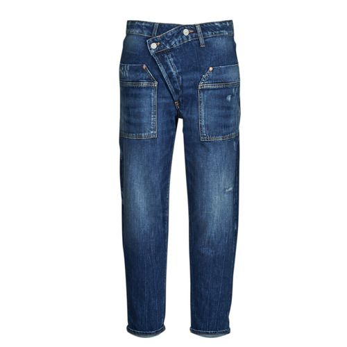 Jeans boyfriend Donna Le Temps des Cerises COSY Blu, dal design elegante e moderno. Realizzati in denim di alta qualità, questi jeans offrono comfort e stile per ogni occasione. Perfetti per un look casual-chic, si abbinano facilmente a t-shirt e scarpe sportive. Acquista ora per esaltare il tuo guardaroba!