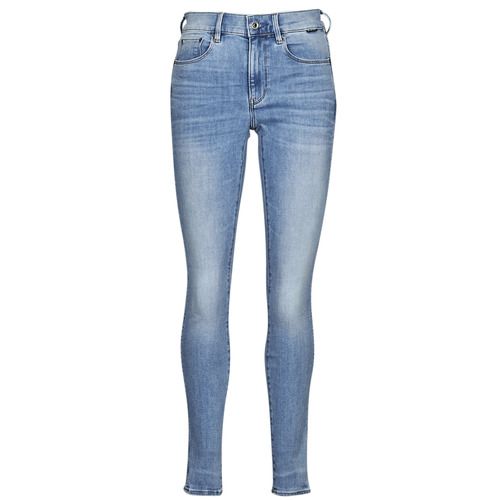 Jeans skinnny Donna G-Star Raw 3301 skinny Blu in denim di alta qualità, taglio aderente per un look moderno e alla moda. Perfetti per ogni occasione casual, questi jeans offrono comfort e stile, evidenziando la silhouette. Ideali per abbinamenti versatili e adatti a tutte le stagioni. Scarpe da abbinare per un outfit trendy e raffinato.