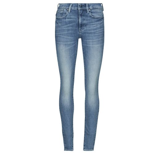Jeans skinny G-Star Raw Lhana skinny wmn Blu per donna, modello elegante e alla moda, realizzato in denim di alta qualità, ideale per un look casual e trendy. Perfetti per ogni occasione, questi jeans si abbinano facilmente a qualsiasi outfit.