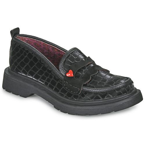 Mocassini Donna Irregular Choice LOVE A LOAF in colore Nero, design elegante e alla moda, perfetti per ogni occasione. Confortevoli e stilosi, questi mocassini sono l'accessorio ideale per completare il tuo outfit. Disponibili in diverse taglie, ottima scelta per chi cerca stile e comodità.