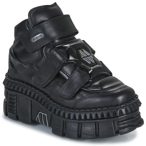 Scarpe New Rock M-WALL285-S3 Nero Derby Donna: eleganti e alla moda, queste scarpe offrono comfort e stile per ogni occasione. Realizzate in materiali di alta qualità, sono perfette per un look sofisticato. Acquista ora e arricchisci il tuo guardaroba con un paio di derby irresistibili.