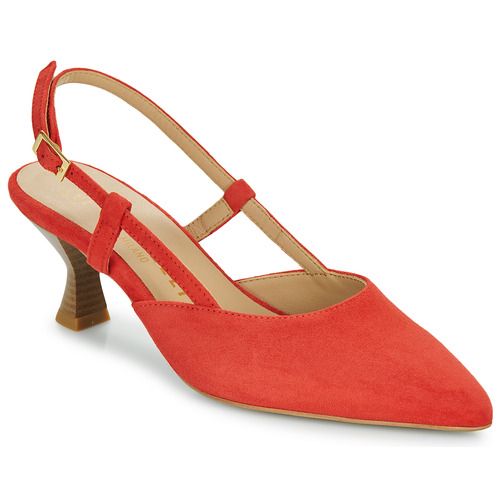 Décolleté Donna Fericelli MARTY in Rosso, un'elegante scarpa con tacco alta ideale per occasioni speciali. Design sofisticato e alla moda, perfetta per completare il tuo outfit. Realizzata con materiali di alta qualità, offre comfort e stile in ogni passo. Aggiungi un tocco di classe al tuo guardaroba con questa splendida décolleté.
