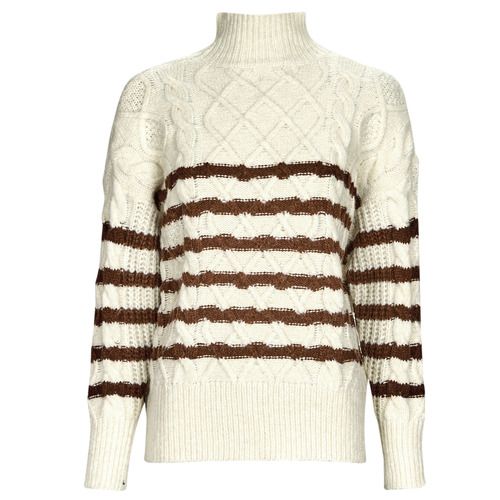 Maglione Donna Betty London PARADE Bianco, elegante e versatile, realizzato in tessuto morbido e confortevole. Perfetto per le stagioni fresche, ideale da abbinare a jeans o gonne per un look casual-chic. Aggiungi un tocco di stile al tuo guardaroba con questo maglione must-have.