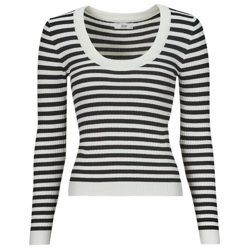 Maglione donna JDY PLUM in nero, realizzato in un morbido tessuto, ideale per un look elegante e casual. Perfetto per ogni stagione, questo maglione presenta un design moderno e versatile, facile da abbinare a pantaloni e gonne. Aggiungi stile al tuo guardaroba con il maglione JDY PLUM Nero.