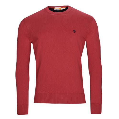 Maglione uomo Timberland  LS Wiliams river cotton YD crew sweater  Rosso Timberland 195441180692