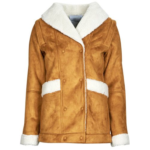 "Cappotto Donna Betty London MAURILLE in marrone, elegante e alla moda, perfetto per l'autunno e l'inverno. Realizzato con materiali di alta qualità, offre calore e stile. Ideale per outfit casual e formali. Acquista il tuo Mantella Betty London MAURILLE oggi!"