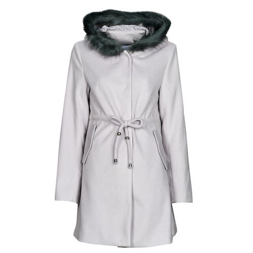 Cappotto Donna Betty London MELINDA Grigio, elegante e versatile, ideale per ogni occasione. Realizzato con materiali di alta qualità, offre comfort e stile. Perfetto per il tuo guardaroba invernale, adatto a qualsiasi look. Acquista ora il cappotto MELINDA grigio per aggiungere un tocco di classe al tuo outfit.