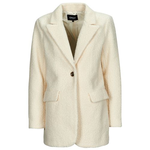Cappotto donna Only ONLPIPER BOSTON BLAZER CC OTW beige elegante e versatile, ideale per outfit casual e formali. Perfetto per la stagione autunnale e invernale, offre comfort e stile. Acquista ora per aggiungere un tocco chic al tuo guardaroba!
