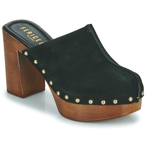 Zoccoli Donna Fericelli New 4 Nero - Eleganti e comodi, questi zoccoli neri di Fericelli offrono stile e praticità per ogni occasione. Perfetti per outfit casual e formali, ideali per la stagione estiva. Scegli il comfort senza rinunciare alla moda con i zoccoli Fericelli New 4 Nero.