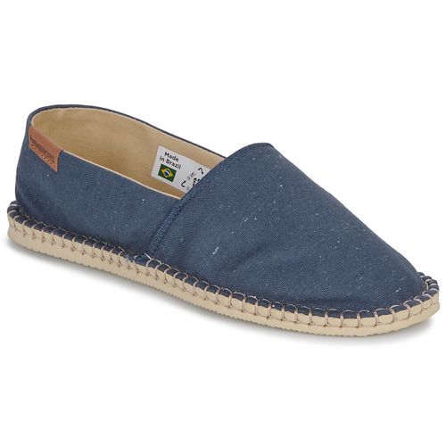 Espadrillas Donna Havaianas ORIGINE HAVAIANAS IV Marine, eleganti e trendy, perfette per l'estate. Comode e versatili, ideali per ogni occasione. Scarpe estive in stile casual, realizzate con materiali di alta qualità per garantire comfort e durata. Acquista ora le tue Havaianas e arricchisci il tuo guardaroba con un tocco di stile tropicale.