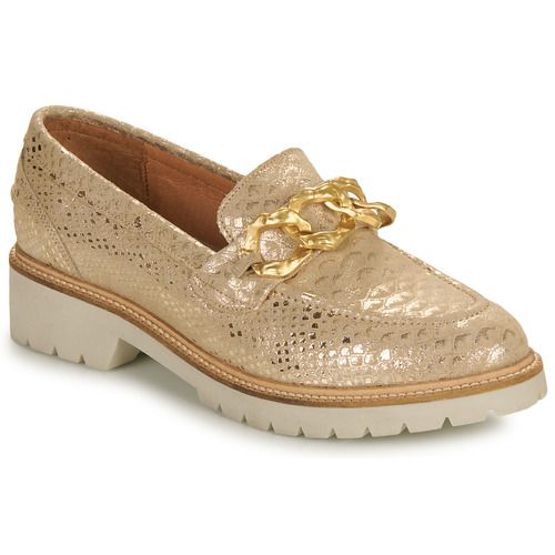 Mocassini Donna Myma 7518MY00-CUMIN-PLATINE Oro, eleganti e confortevoli, ideali per ogni occasione. Design raffinato con dettagli in platino, perfetti per completare il tuo outfit con stile. Acquista ora i tuoi mocassini Myma per un look sofisticato e alla moda!