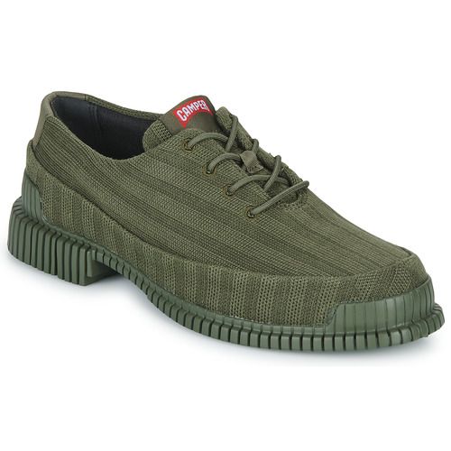 Scarpe Camper PIX Kaki Derby Donna eleganti e moderne, realizzate in materiale di alta qualità. Design versatile e alla moda, perfette per ogni occasione, dal casual al formale. Comfort eccezionale per un utilizzo quotidiano. Acquista ora il tuo paio di Derby Camper per completare il tuo look.