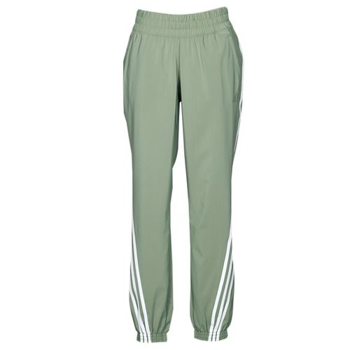 Pantaloni sportivi donna adidas WTR ICNS WVN PT in verde, ideali per il tempo libero e l'abbigliamento sporty-chic. Design moderno e comodo, perfetti per allenamenti e attività all'aperto. Acquista ora e arricchisci il tuo guardaroba con questi pantaloni versatili e alla moda.
