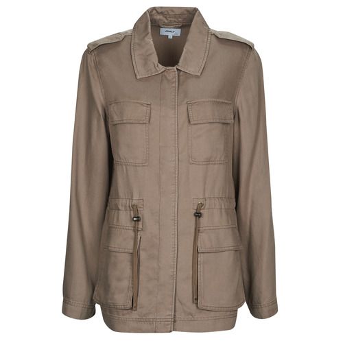 Parka Donna Only ONLKENYA LIFE UTILITY JACKET CC Marrone, giacca elegante e versatile per ogni stagione, realizzata in un caldo tessuto resistente. Design moderno con pratiche tasche e cappuccio, ideale per outfit casual chic. Acquista ora per un look alla moda e funzionale.