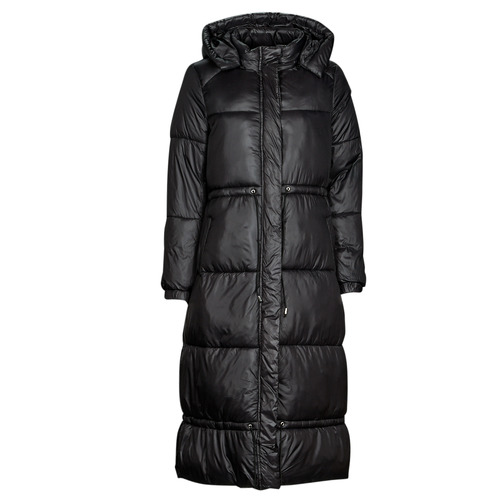Chaqueta plumas negra deals