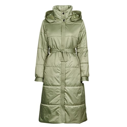 Piumino Donna Moony Mood LUDICIA in Kaki - Giacca elegante e calda, perfetta per l'inverno, realizzata con materiali di alta qualità. Design alla moda, versatile e adatta a ogni occasione. Acquista ora il tuo piumino per un look chic e comfort!