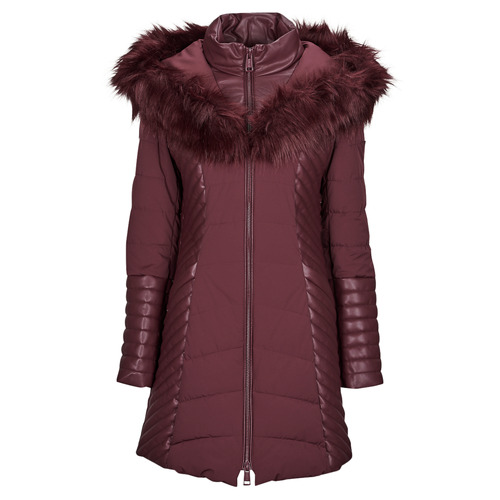 Burgundy guess coat clearance