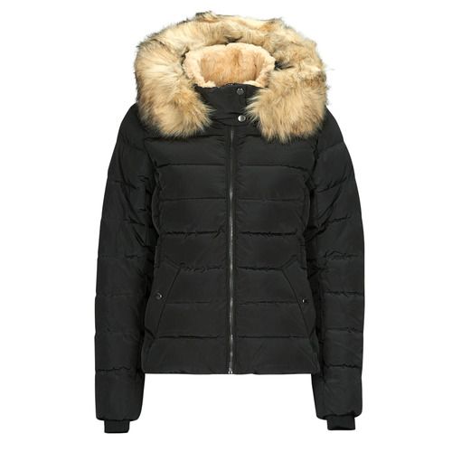 Piumino Donna Only ONLNEWCAMILLA FUR HOOD JACKET CC OTW Nero, giacca invernale con cappuccio in pelliccia, stile elegante e moderno, perfetta per la stagione fredda. Ideale per un look casual e trendy. Acquista ora per rimanere caldo e alla moda!