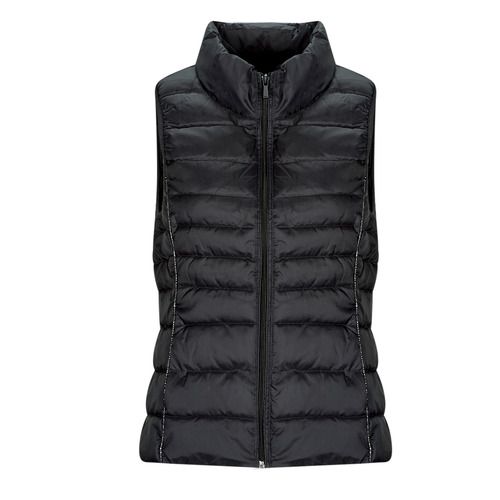 Piumino Donna Only ONLNEWCLAIRE QUILTED WAISTCOAT OTW Nero, giubbotto smanicato elegante in tessuto trapuntato, perfetto per la stagione autunnale e invernale. Design moderno e versatile, ideale per outfit casual. Disponibile in nero per un look chic e sofisticato. Acquista ora e aggiorna il tuo guardaroba!