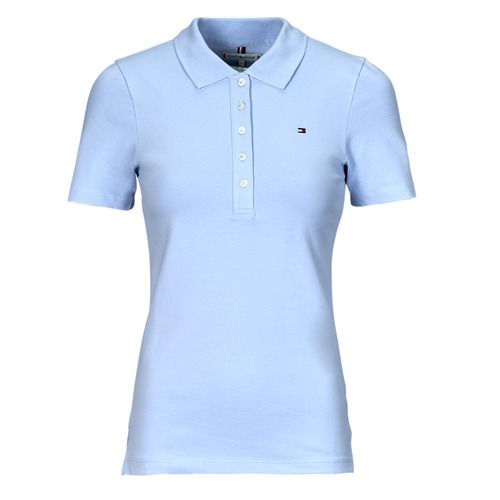 Polo Donna Tommy Hilfiger 1985 SLIM PIQUE POLO SS Blu, elegante e alla moda, realizzata in cotone di alta qualità. Perfetta per look casual o sporty-chic, ideale per ogni occasione. Acquista ora e aggiungi un tocco di stile al tuo guardaroba!