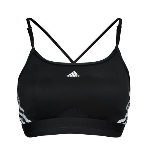 Reggiseno sportivo adidas AER LS 3S Nero per donna, progettato per offrire supporto e comfort durante l'attività fisica. Perfetto per ogni workout, questo reggiseno combina stile e funzionalità. Ideale per la palestra, corsa e sport. Design elegante con dettagli distintivi adidas.