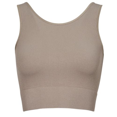 Reggiseno sportivo Donna Only Play ONPJAIA Beige, ideale per attività fisica. Design ergonomico e confortevole, supporto ottimale durante l'allenamento. Realizzato con materiali traspiranti per una vestibilità perfetta. Acquista ora per un look sporty e alla moda.
