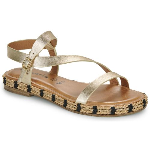 Sandali Tamaris 28131-940 Oro Donna eleganti e confortabili, perfetti per migliorare ogni look estivo. Realizzati con materiali di alta qualità, questi sandali offrono stile e comodità, ideali per le occasioni formali e il tempo libero. Aggiungi un tocco di classe al tuo guardaroba con i sandali Tamaris.
