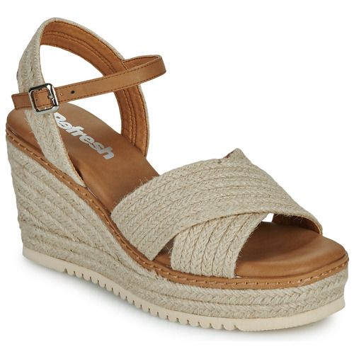 Sandali Donna Refresh 171543 Beige, eleganti e comodi, perfetti per l'estate. Design alla moda con dettagli raffinati, ideali per ogni occasione. Scarpe estive versatili, facili da abbinare, garantiscono comfort e stile. Aggiungi un tocco chic al tuo outfit con i sandali Refresh 171543 Beige.
