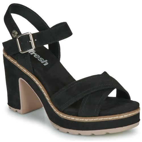 Sandali Donna Refresh 171560 Nero: eleganti sandali neri per donne, perfetti per ogni occasione. Design alla moda con cinturino alla caviglia, suola comoda e materiali di alta qualità. Ideali per completare outfit estivi e casual. Acquista ora per un look sofisticato e trendy!