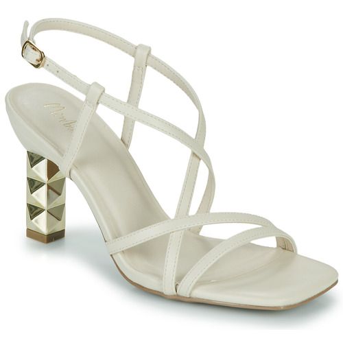 Sandali da donna Menbur 23757 in bianco, eleganti e raffinati, ideali per occasioni speciali e cerimonie. Design moderno e confortevole, perfetti da abbinare a vestiti estivi e outfit eleganti. Acquista ora i sandali Menbur per un look chic e alla moda.