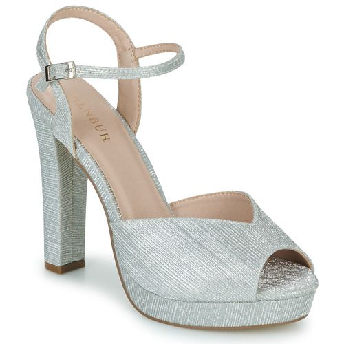 Sandali Donna Menbur 24160 Argento, eleganti sandali con tacco in tono argento, ideali per occasioni speciali e come accessorio alla moda, perfetti per completare il tuo look estivo. Acquista il tuo paio di sandali Menbur per un tocco di stile e comfort.