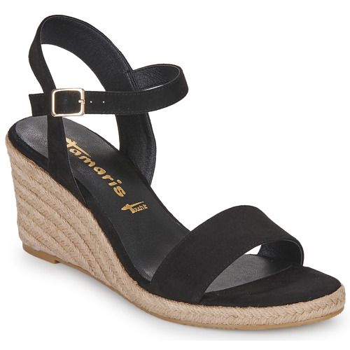 Sandali Donna Tamaris 28300-001 in Nero, eleganti e versatili, perfetti per ogni occasione. Design moderno e comodo, ideali per l'estate. Acquista i migliori sandali per completare il tuo outfit!