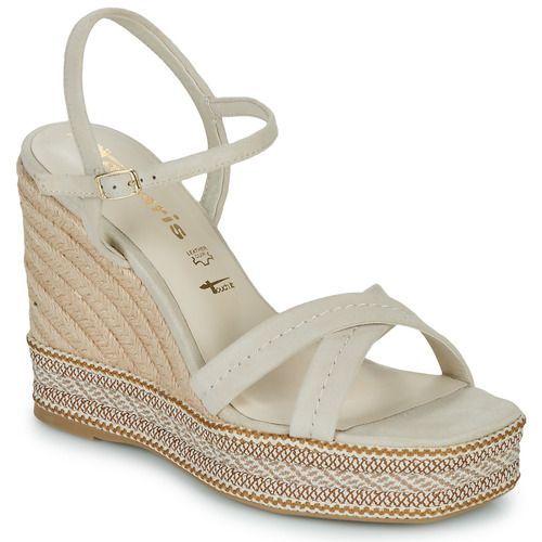 Sandali Donna Tamaris 28363-418 Beige, eleganti e versatili, ideali per ogni occasione. Design contemporaneo con dettagli raffinati, perfetti per completare il tuo outfit estivo. Scarpe comode e trendy per il tuo guardaroba.