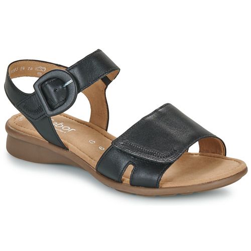 Sandali Gabor 4606257 Nero per Donna, eleganti e confortevoli, ideali per ogni occasione estiva. Design moderno con fasce regolabili per una perfetta vestibilità. Perfetti per completare un look chic e sofisticato. Scopri il massimo del comfort e dello stile con i sandali Gabor.