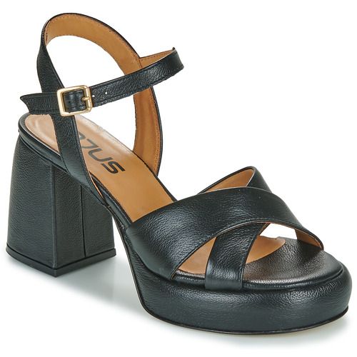 Sandali Mjus ALASSIO Nero in pelle, eleganti e alla moda, ideali per l'estate. Design raffinato e comodità per ogni occasione. Acquista ora i sandali donna perfetti per completare il tuo outfit.