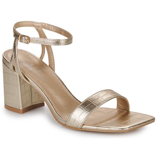 "Sandali donna Moony Mood ANDROMA Oro, eleganti e trendy, con design raffinato. Perfetti per occasioni speciali e look estivi, realizzati in materiali di alta qualità per comfort e stile. Aggiungi un tocco di lusso al tuo guardaroba con questi sandali oro versatili."