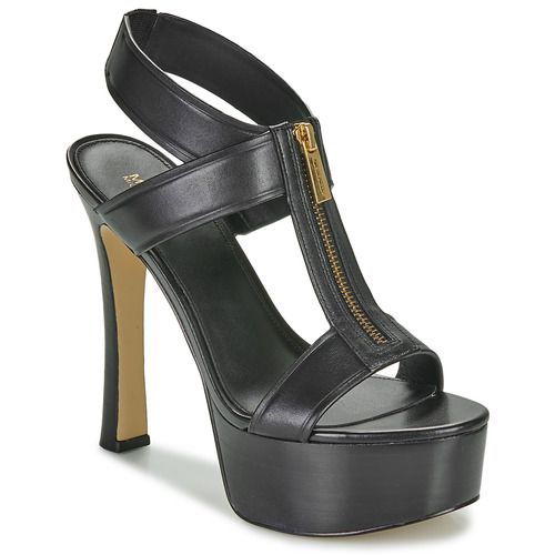 Sandali donna MICHAEL Michael Kors BERKLEY HIGH PLATFORM in color nero, caratterizzati da un alto plateau e un design elegante. Perfetti per valorizzare ogni outfit, questi sandali offrono comfort e stile unici, ideali per occasioni speciali o per un look quotidiano alla moda. Acquista ora per aggiungere un tocco di classe al tuo guardaroba!