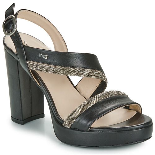Sandali Donna NeroGiardini E410220D in nero, eleganti e alla moda. Perfetti per ogni occasione, questi sandali offrono comfort e stile. Ideali per completare il tuo look estivo con classe e versatilità. Acquista ora il tuo paio di sandali NeroGiardini E410220D per un tocco di raffinatezza nel tuo guardaroba.