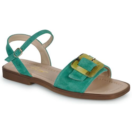 Sandali Donna Betty London ELSA Verde, eleganti e versatili, ideali per ogni occasione. Realizzati con materiali di alta qualità, offrono comfort e stile. Perfetti per l'estate, questi sandali verdi si abbinano facilmente a qualsiasi outfit, dall'abbigliamento casual a quello più raffinato. Scegli i sandali ELSA per un look alla moda e confortevole.