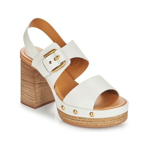 Sandali FIBBIA CLOG Bianco di See by Chloé per donna, caratterizzati da un design elegante e moderno. Realizzati in materiali di alta qualità, questi sandali offrono comfort e stile per ogni occasione. Perfetti per completare il tuo outfit estivo con un tocco di classe. Acquista ora e aggiungi un must-have nel tuo guardaroba!
